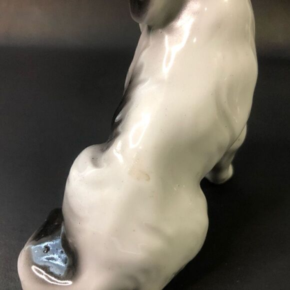vintage spaniel made in japan figurine black and white spotted as is 3.5 inches - Picture 11 of 11
